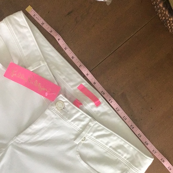 NWT LILLY PULITZER “WORTH” LOW RISE WHITE SKINNY JEANS - Picture 7 of 9